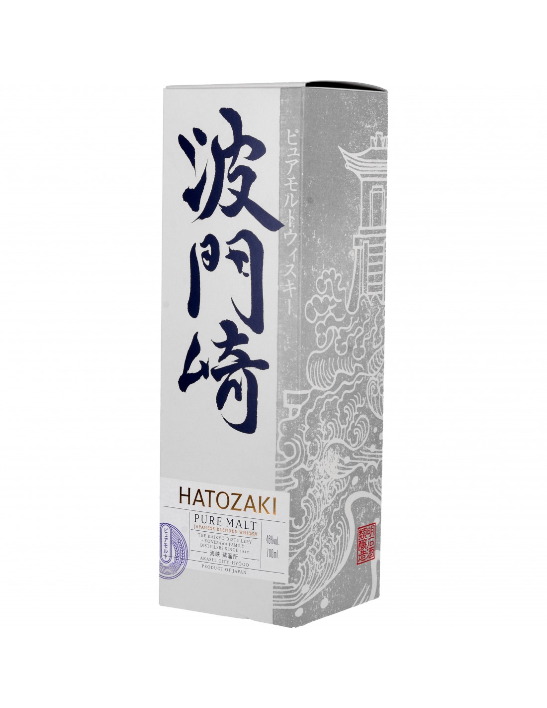 Bourbons Kaikyo & Etui Whisky Malt The Whiskies Japonais Pure - Distillery Hatozaki - Spiritueux 46° - XO-Vin