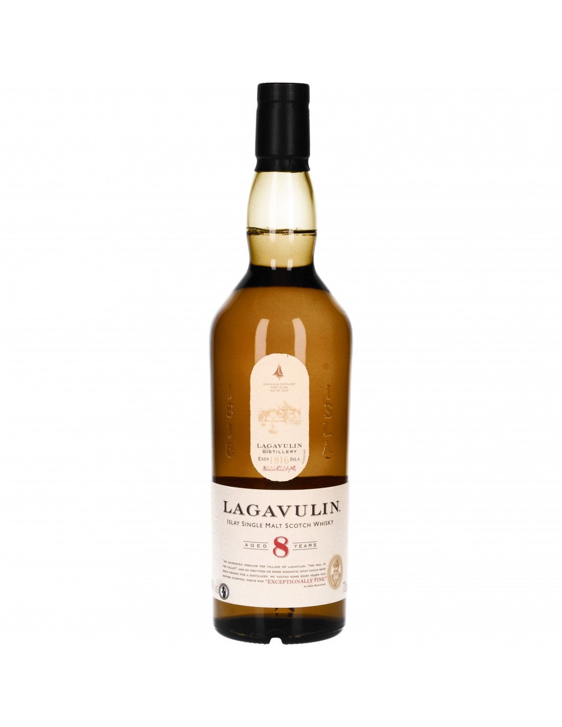 Coffret Cadeau Whisky LAGAVULIN 8 ans + 2 verres