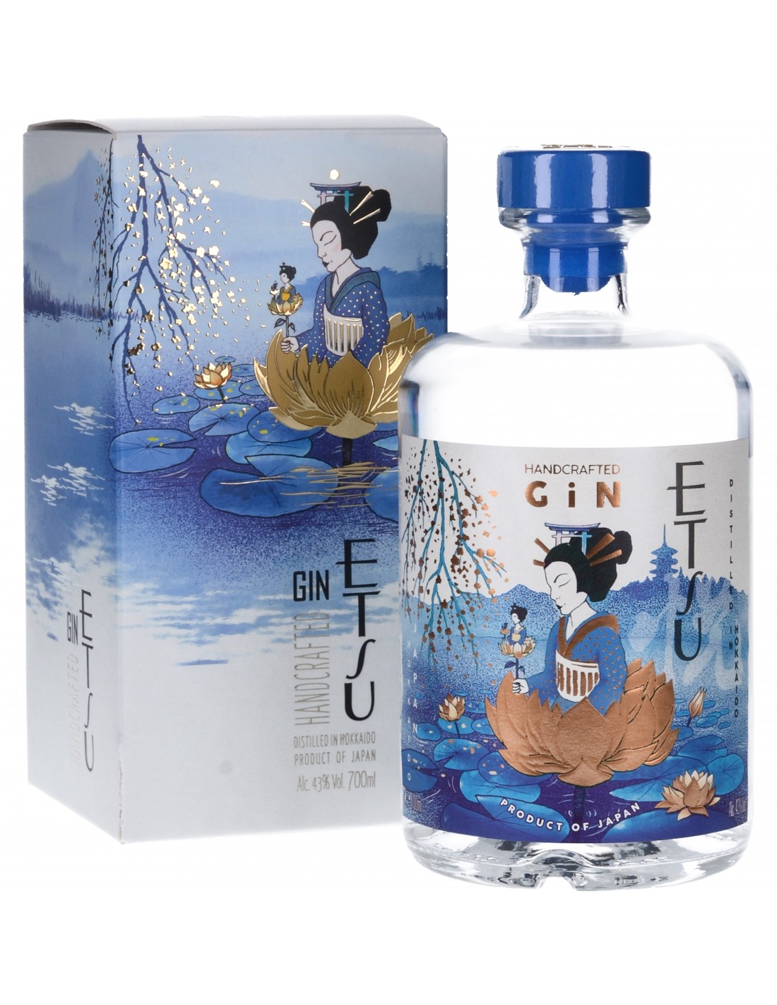 Etsu Double Yuzu Gin Japonais 43%, 70 cl –