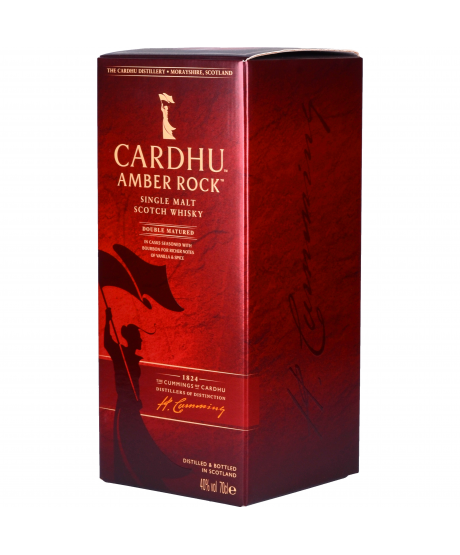 Whisky Cardhu Amber Rock 40° avec étui