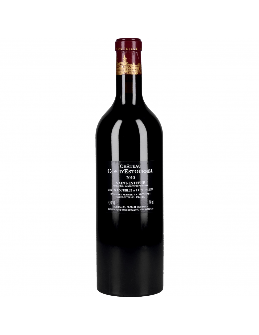 Vin rouge AOP Bordeaux chais du marquis, sans sulfite